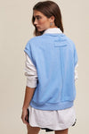 Short Sleeve Boxy Crew Neck Sweat Top - KOKOTETE