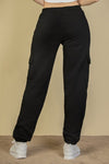 Side Pocket Drawstring Waist Sweatpants - KOKOTETE