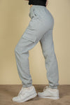 Side Pocket Drawstring Waist Sweatpants - KOKOTETE