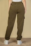 Side Pocket Drawstring Waist Sweatpants - KOKOTETE