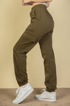 Side Pocket Drawstring Waist Sweatpants - KOKOTETE