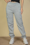 Side Pocket Drawstring Waist Sweatpants - KOKOTETE