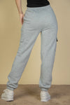 Side Pocket Drawstring Waist Sweatpants - KOKOTETE