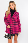 Single Button Blazer Coat - KOKOTETE