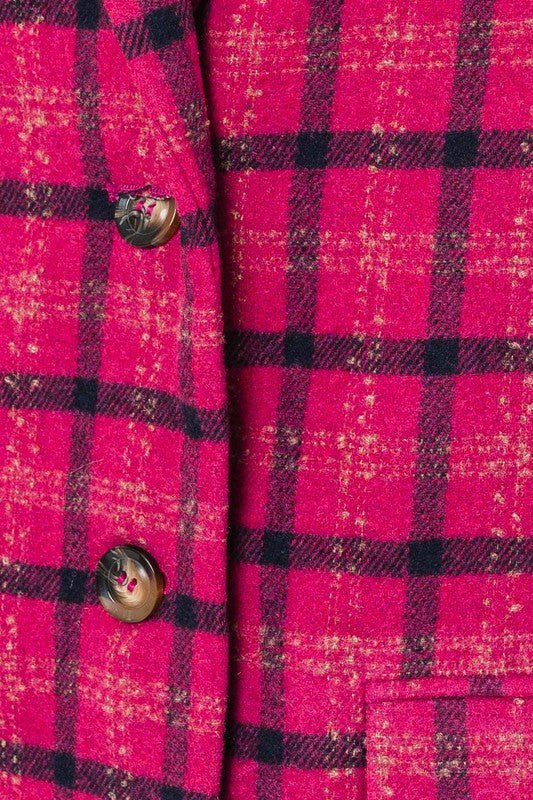 Single Button Blazer Coat - KOKOTETE