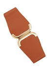 Skinny Metalic Buckle Elastic Belt - KOKOTETE