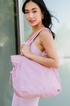 Skylar Nylon Side - Cinch Travel Carry On Gym Tote - KOKOTETE