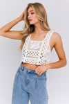 Sleeveless Crochet Top - KOKOTETE