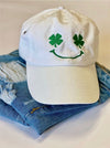 Smiley Shamrock Embroidered Dad Hat - KOKOTETE
