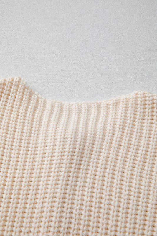 SPRING Textured Knit Buttoned Sweater Vest - KOKOTETE