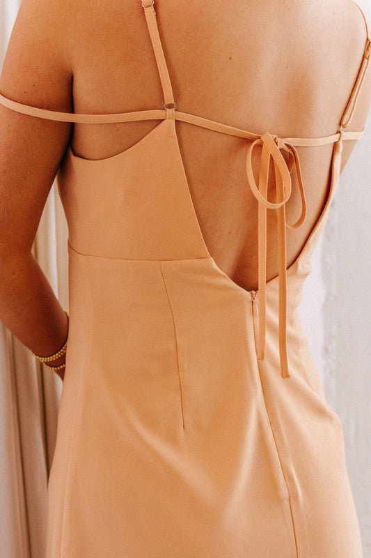 Strap Detail Mini Dress - KOKOTETE