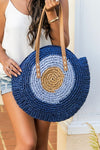 Straw Circle Tote - KOKOTETE