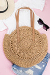 Straw Circle Tote - KOKOTETE