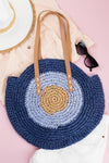 Straw Circle Tote - KOKOTETE