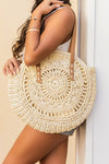 Straw Circle Tote - KOKOTETE