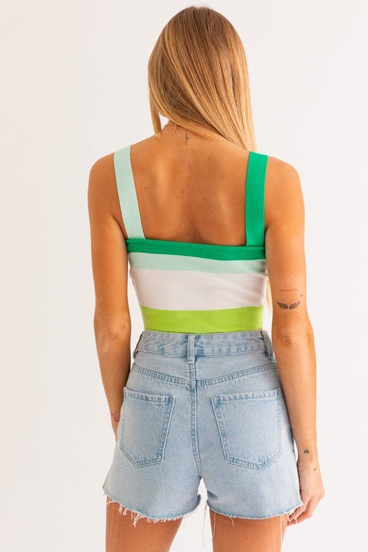 Stripe Knit Tank - KOKOTETE