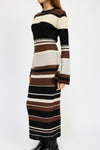 STRIPE MAXI BODYCON DRESS - KOKOTETE
