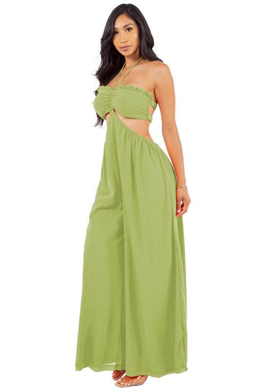 SUMMER GREEN JUMPSUIT - KOKOTETE