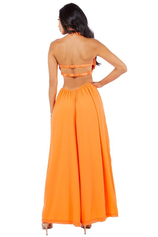 SUMMER ORANGE JUMPSUIT - KOKOTETE