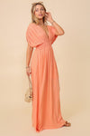Summer Spring Vacation Maxi Sundress Lined - KOKOTETE