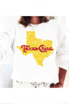 TEXAS CHICA GRAPHIC PLUS SIZE SWEATSHIRT - KOKOTETE