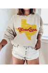 TEXAS CHICA GRAPHIC PLUS SIZE SWEATSHIRT - KOKOTETE