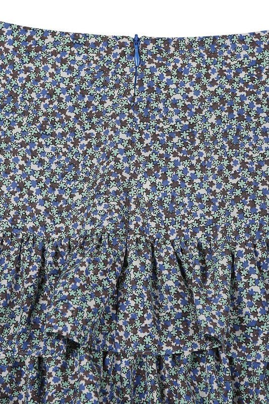 Tierd floral skirt - bottom - KOKOTETE