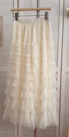Tiered midi skirt - KOKOTETE