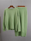 Two piece knit skirt set - KOKOTETE