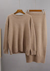 Two piece knit skirt set - KOKOTETE