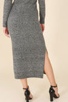 V - Neck Sweater Maxi Dress - KOKOTETE