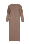 V - Neck Sweater Maxi Dress - KOKOTETE