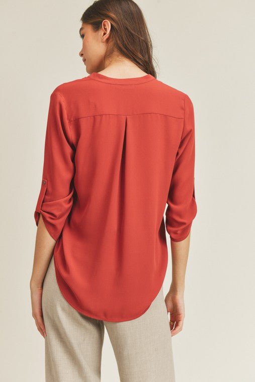 V Neck Top - KOKOTETE
