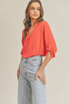 V Neck Top - KOKOTETE
