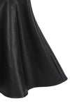 Vegan leather bustier mini dress - KOKOTETE