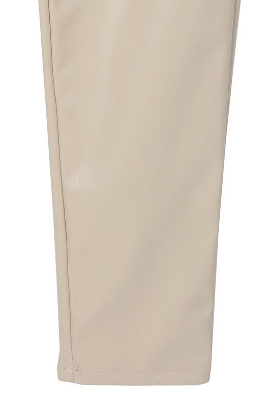 Vegan leather pants - KOKOTETE