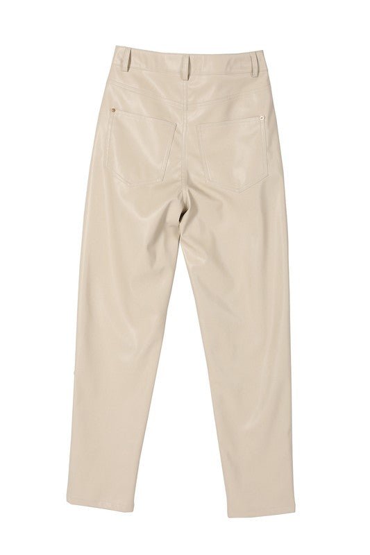 Vegan leather pants - KOKOTETE