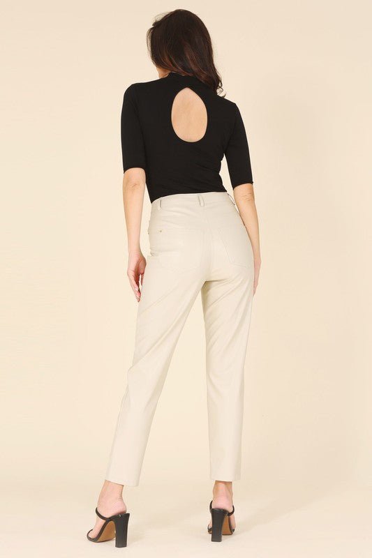Vegan leather pants - KOKOTETE