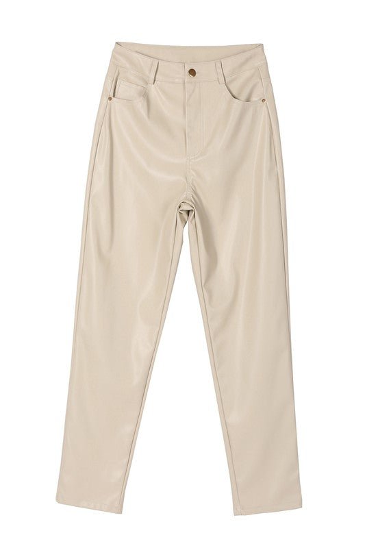 Vegan leather pants - KOKOTETE