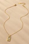 water proof TARROT CARD NATURAL STONE NECKLACE - KOKOTETE