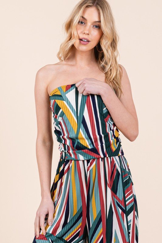 Wide Leg Jumpsuit with Pockets - KOKOTETE