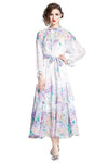 WOMEN FASHION CHIFFON MAXI DRESS - KOKOTETE