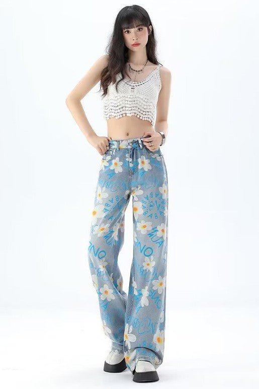WOMEN FASHION STYLE DENIM PANTS - KOKOTETE