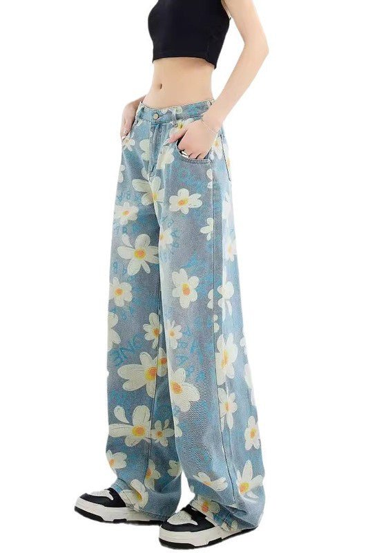 WOMEN FASHION STYLE DENIM PANTS - KOKOTETE