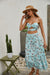 Women's Floral 2 Pcs Long Skirt Set - KOKOTETE