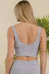 Women's Ultra - Comfort Ribbed Sports Bra - KOKOTETE