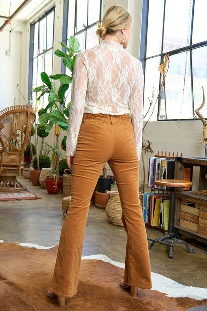 CORDUROY FLARE PANTS JJB5029P