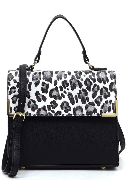 Colorblock Top Handle Satchel