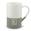 Speckled Two-Tone Ceramic Mug — 13oz Engraved Rustic Coffee Cup