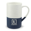 Speckled Two-Tone Ceramic Mug — 13oz Engraved Rustic Coffee Cup
